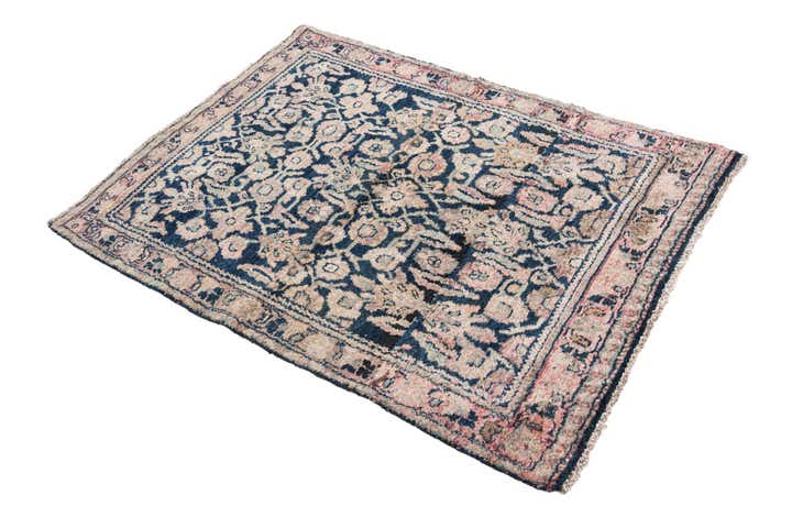 3' 3 x 4' 9 Hand Knotted Ultra Vintage Persian Wool Rug