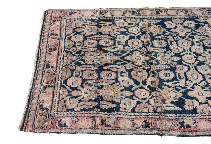 Detail image of 3' 3 x 4' 9 Hand Knotted Ultra Vintage Persian Wool Rug