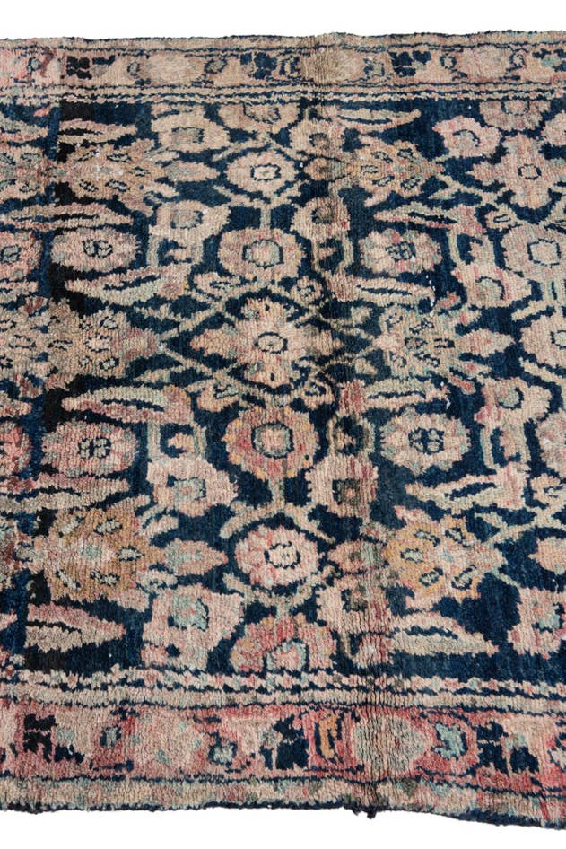 Detail image of 3' 3 x 4' 9 Hand Knotted Ultra Vintage Persian Wool Rug