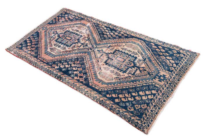 3' x 5' 7 Hand Knotted Ultra Vintage Persian Wool Rug