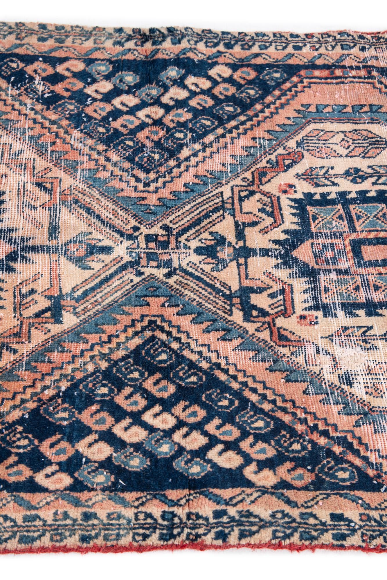 3' x 5' 7 Hand Knotted Ultra Vintage Persian Wool Rug