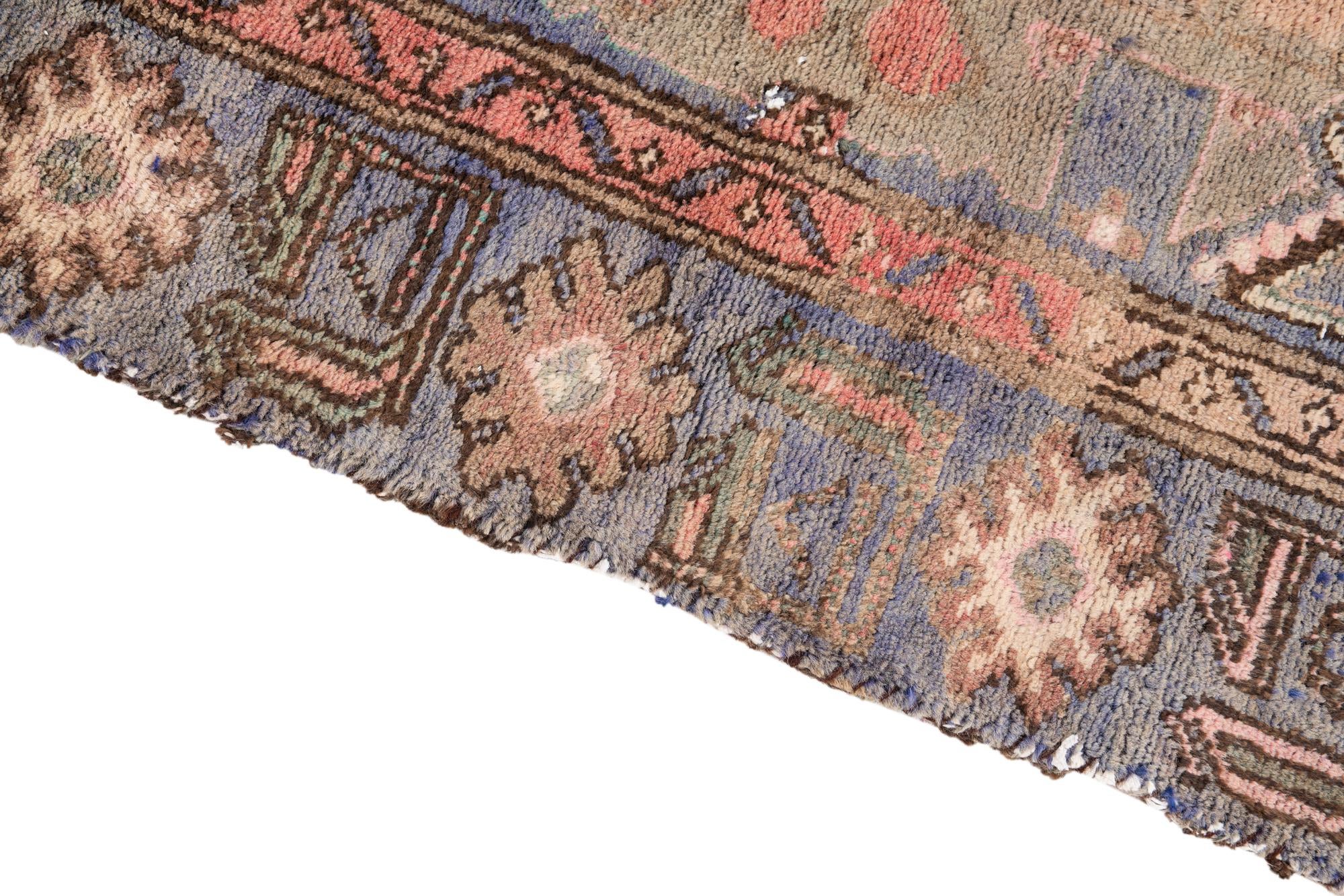 3' 8 x 6' Hand Knotted Ultra Vintage Persian Wool Rug