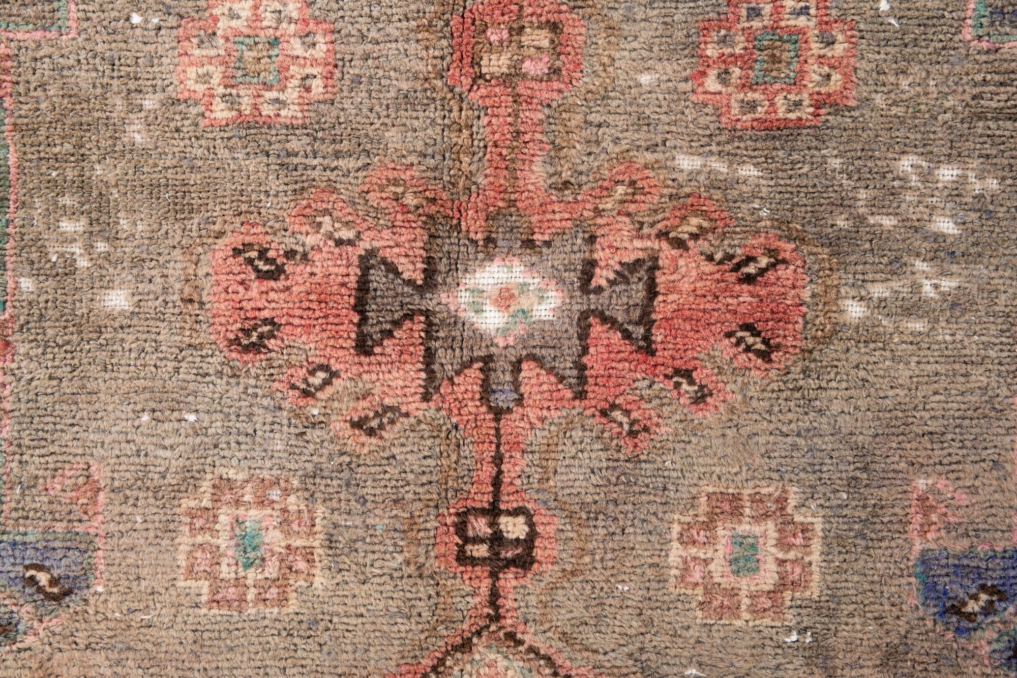 3' 8 x 6' Hand Knotted Ultra Vintage Persian Wool Rug