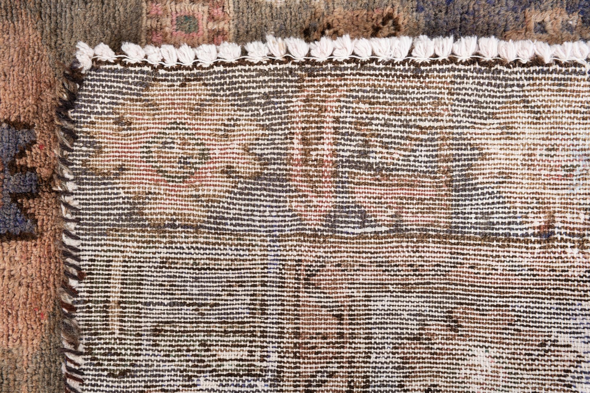 3' 8 x 6' Hand Knotted Ultra Vintage Persian Wool Rug