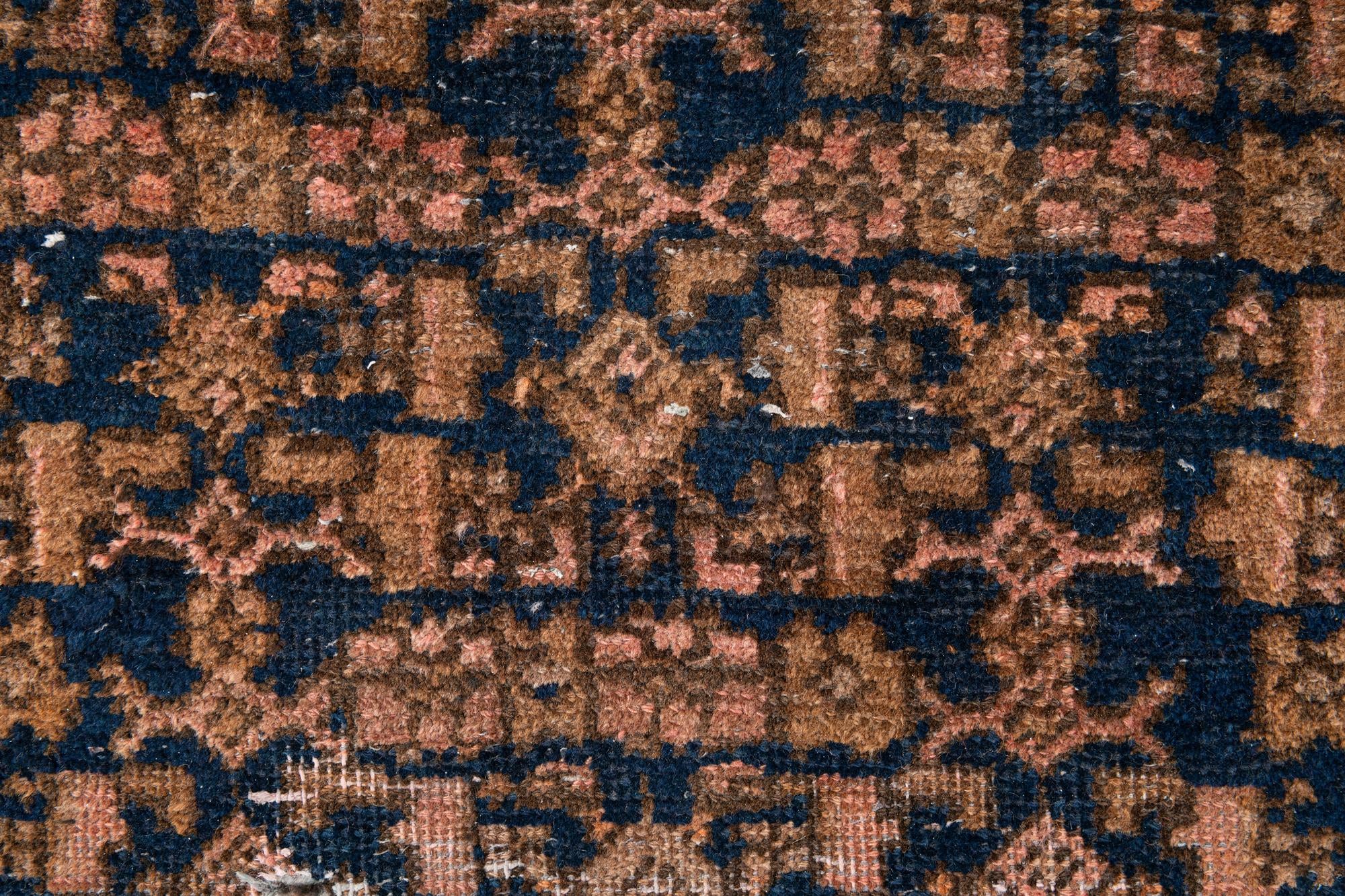 4' 4 x 5' 5 Hand Knotted Ultra Vintage Persian Wool Rug