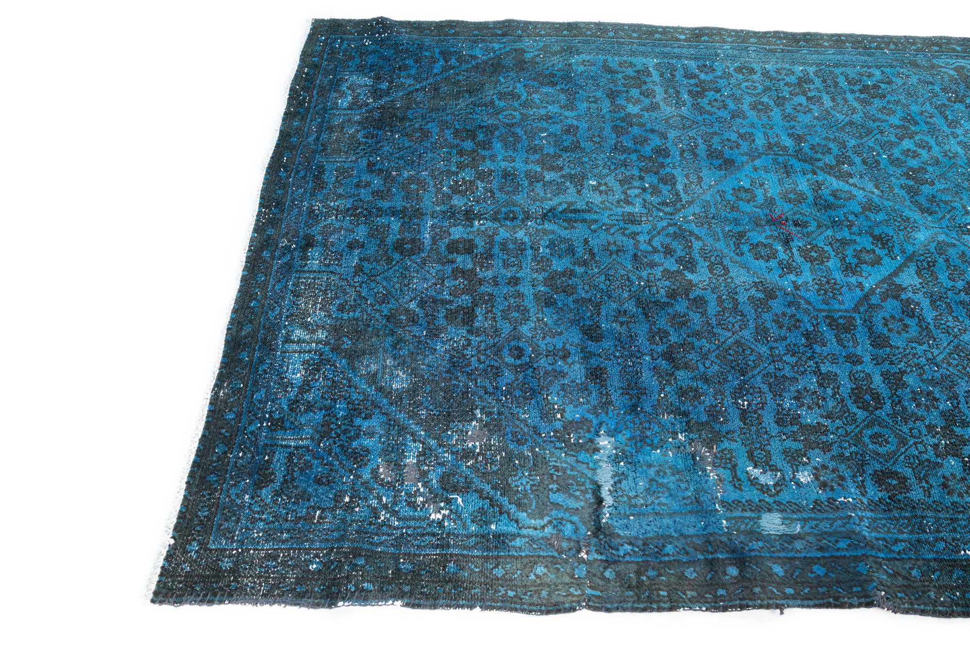 5' 4 x 7' 9 Hand Knotted Ultra Vintage Persian Wool Rug