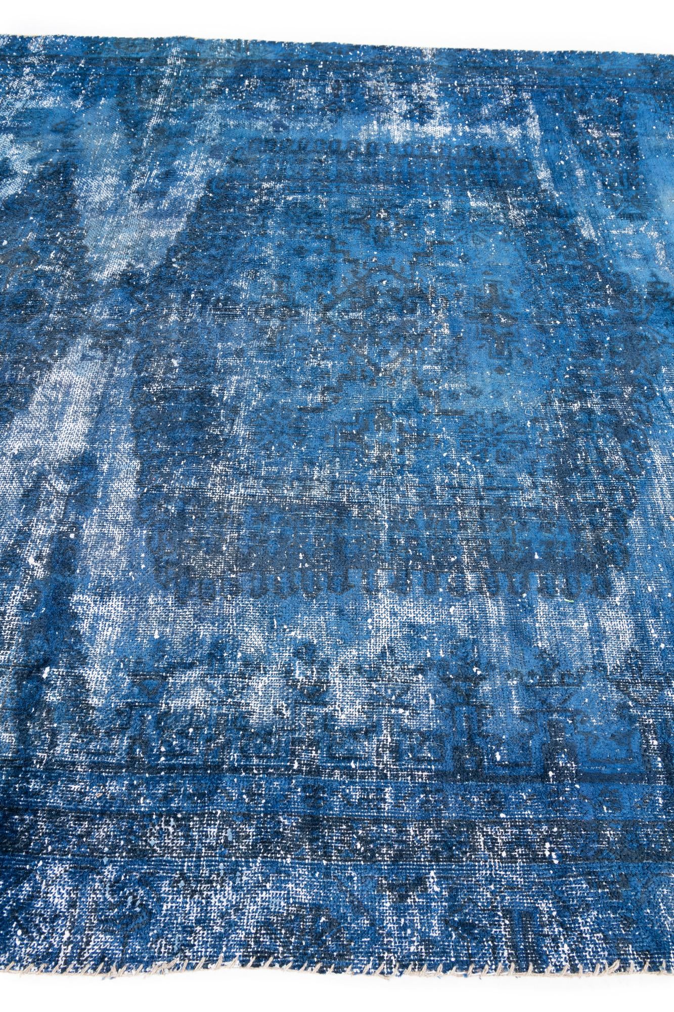 6' 8 x 9' Hand Knotted Ultra Vintage Persian Wool Rug