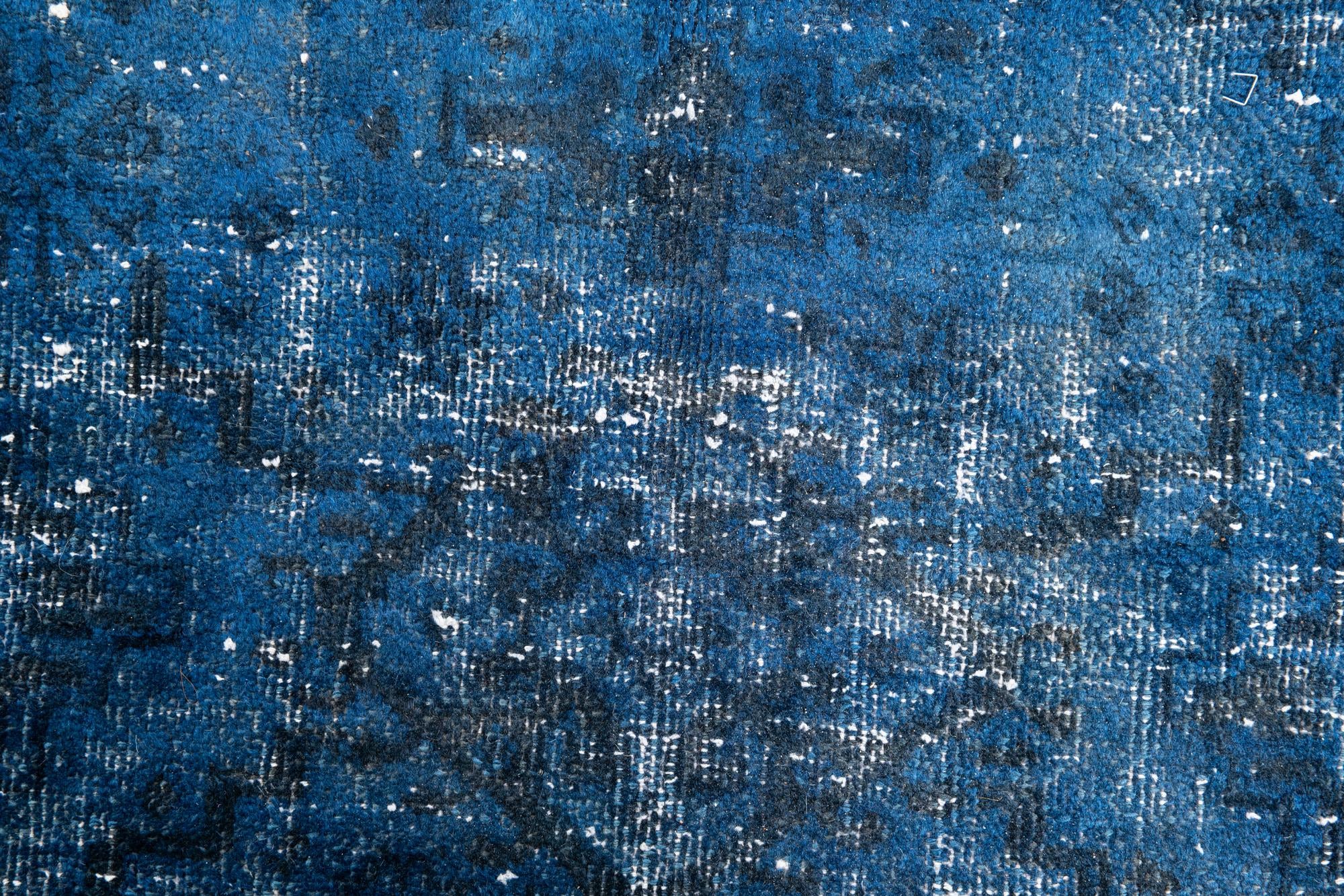 6' 8 x 9' Hand Knotted Ultra Vintage Persian Wool Rug