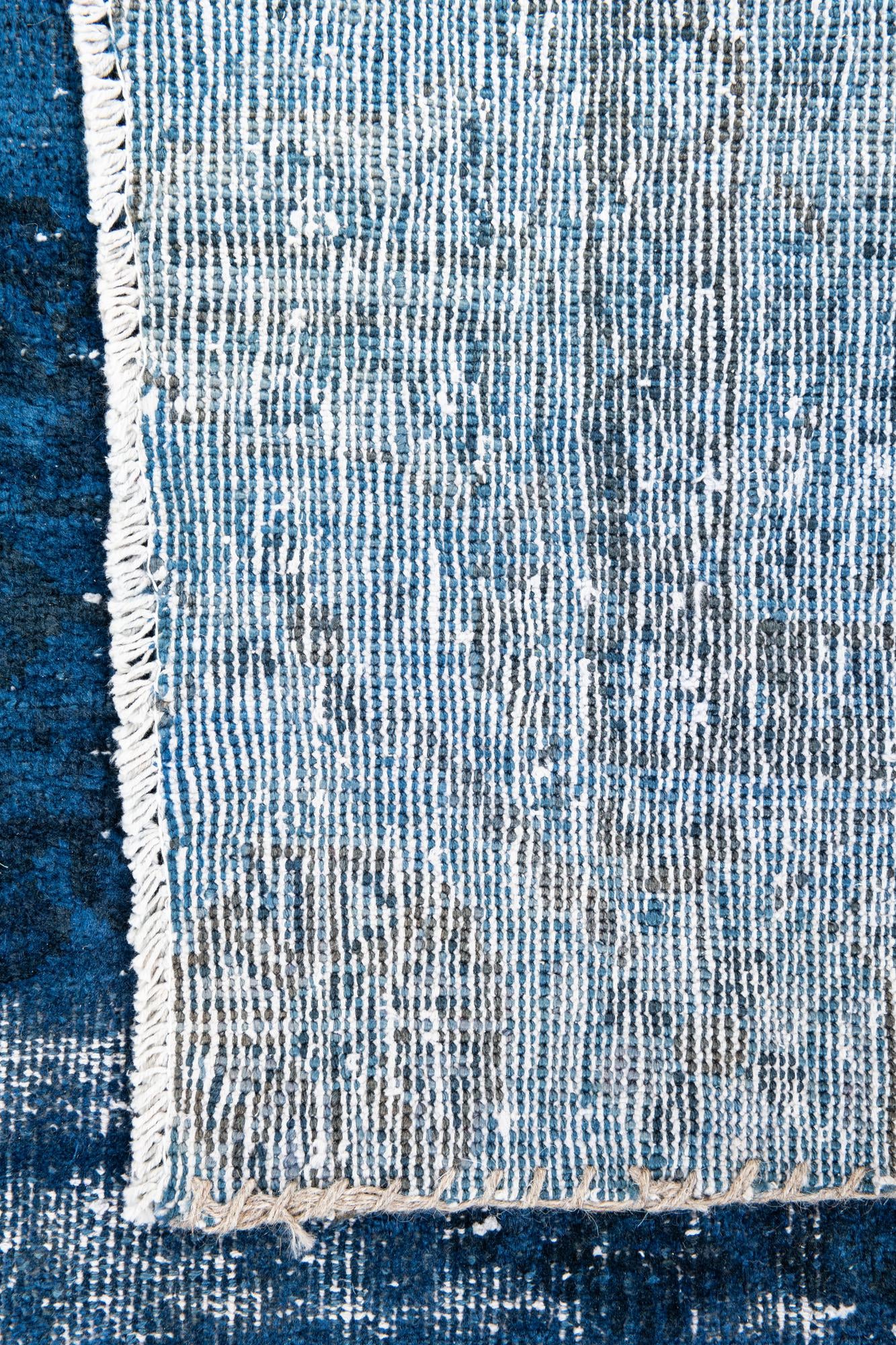 6' 8 x 9' Hand Knotted Ultra Vintage Persian Wool Rug