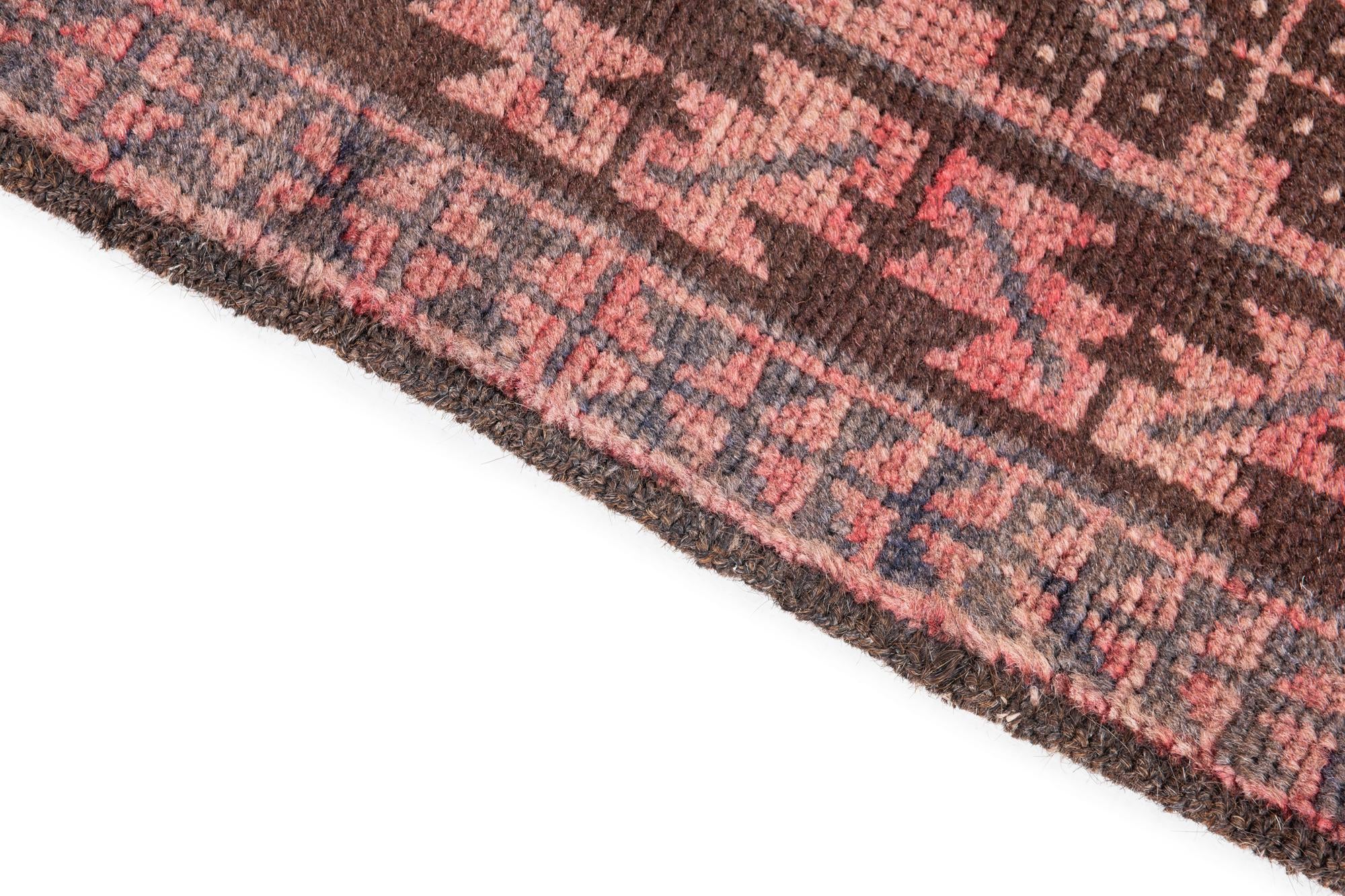 3' 6 x 6' 3 Hand Knotted Ultra Vintage Persian Wool Rug