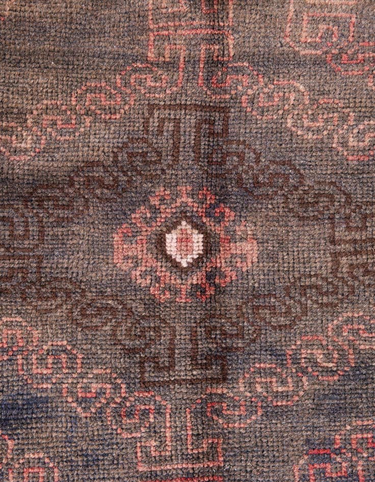 Detail image of 3' 6 x 6' 3  Hand Knotted Ultra Vintage Persian Wool Rug