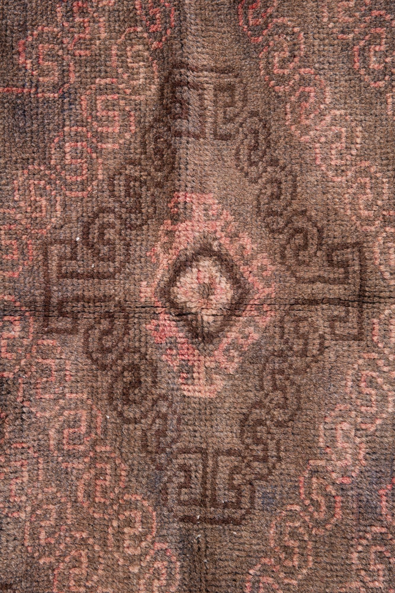 3' 6 x 6' 3 Hand Knotted Ultra Vintage Persian Wool Rug