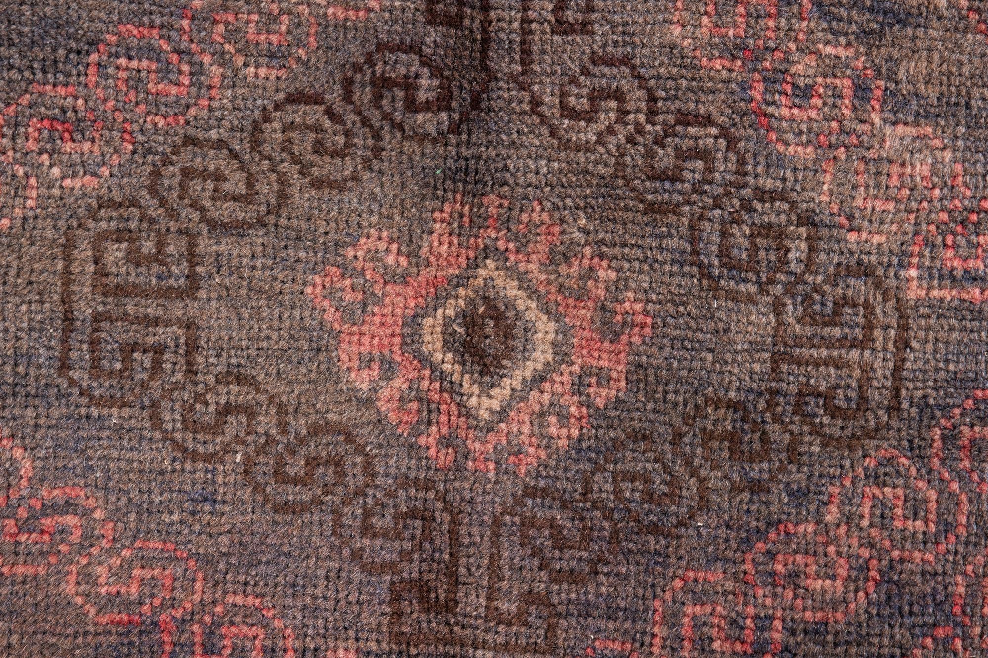 3' 6 x 6' 3 Hand Knotted Ultra Vintage Persian Wool Rug