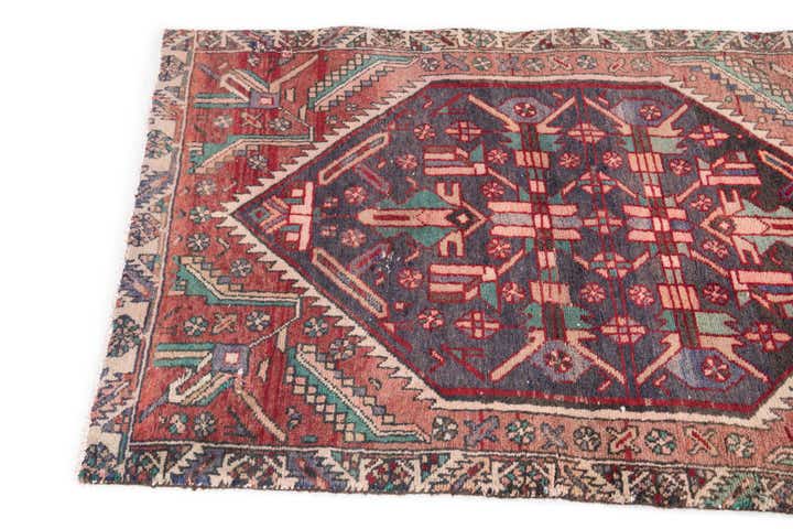 3' 1 x 4' 7 Hand Knotted Ultra Vintage Persian Wool Rug