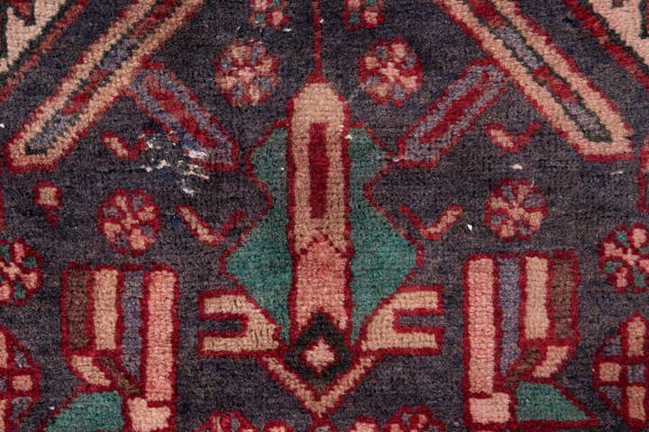 3' 1 x 4' 7 Hand Knotted Ultra Vintage Persian Wool Rug