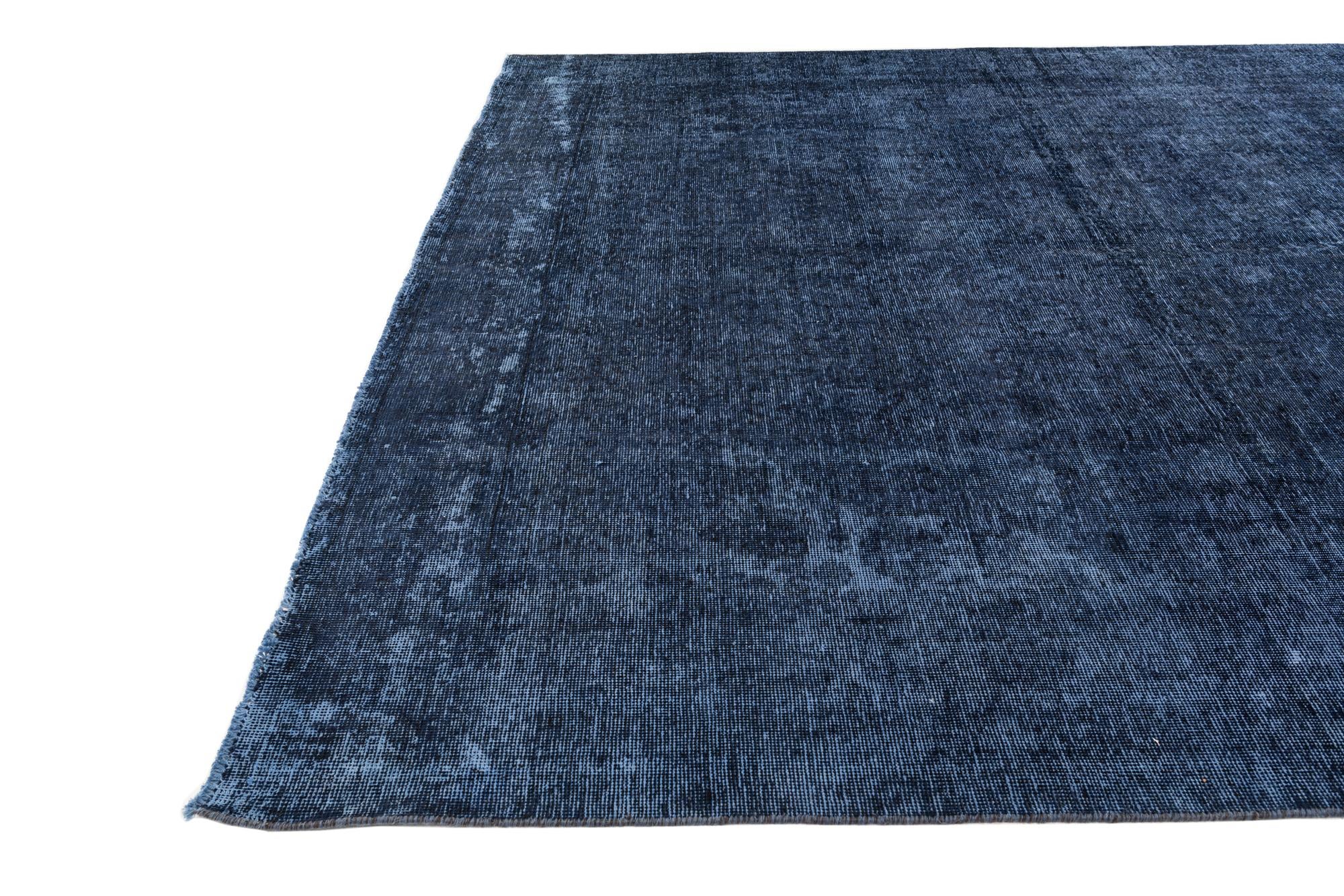 9' 8 x 12' 7 Hand Knotted Ultra Vintage Persian Wool Rug