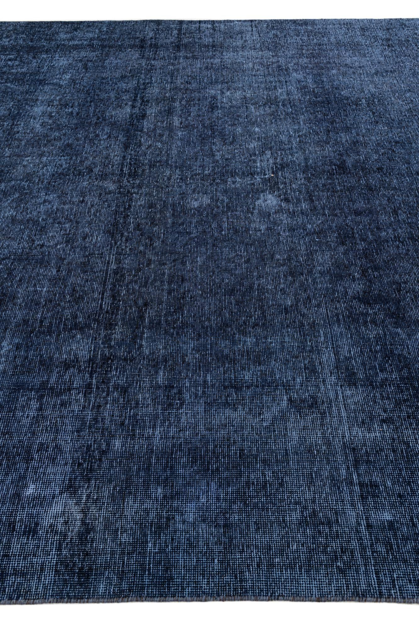 9' 8 x 12' 7 Hand Knotted Ultra Vintage Persian Wool Rug