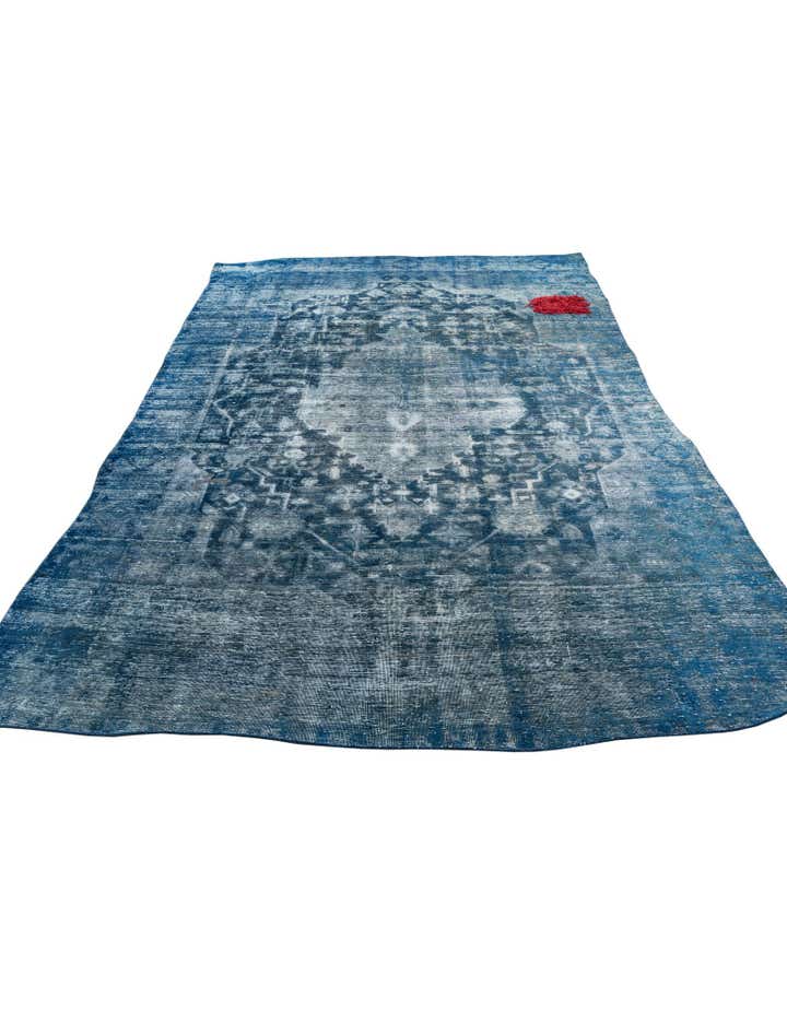 9' 2 x 11' 10 Hand Knotted Ultra Vintage Persian Wool Rug