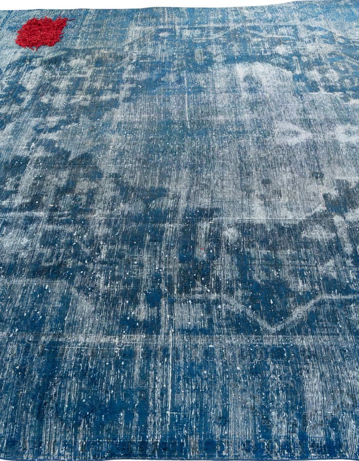 Detail image of 9' 2 x 11' 10  Hand Knotted Ultra Vintage Persian Wool Rug