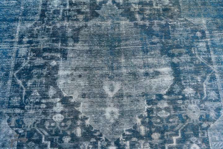 9' 2 x 11' 10 Hand Knotted Ultra Vintage Persian Wool Rug