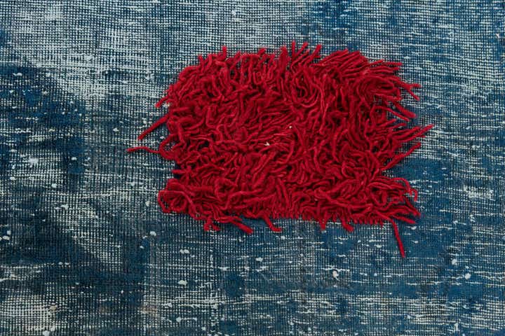 9' 2 x 11' 10 Hand Knotted Ultra Vintage Persian Wool Rug