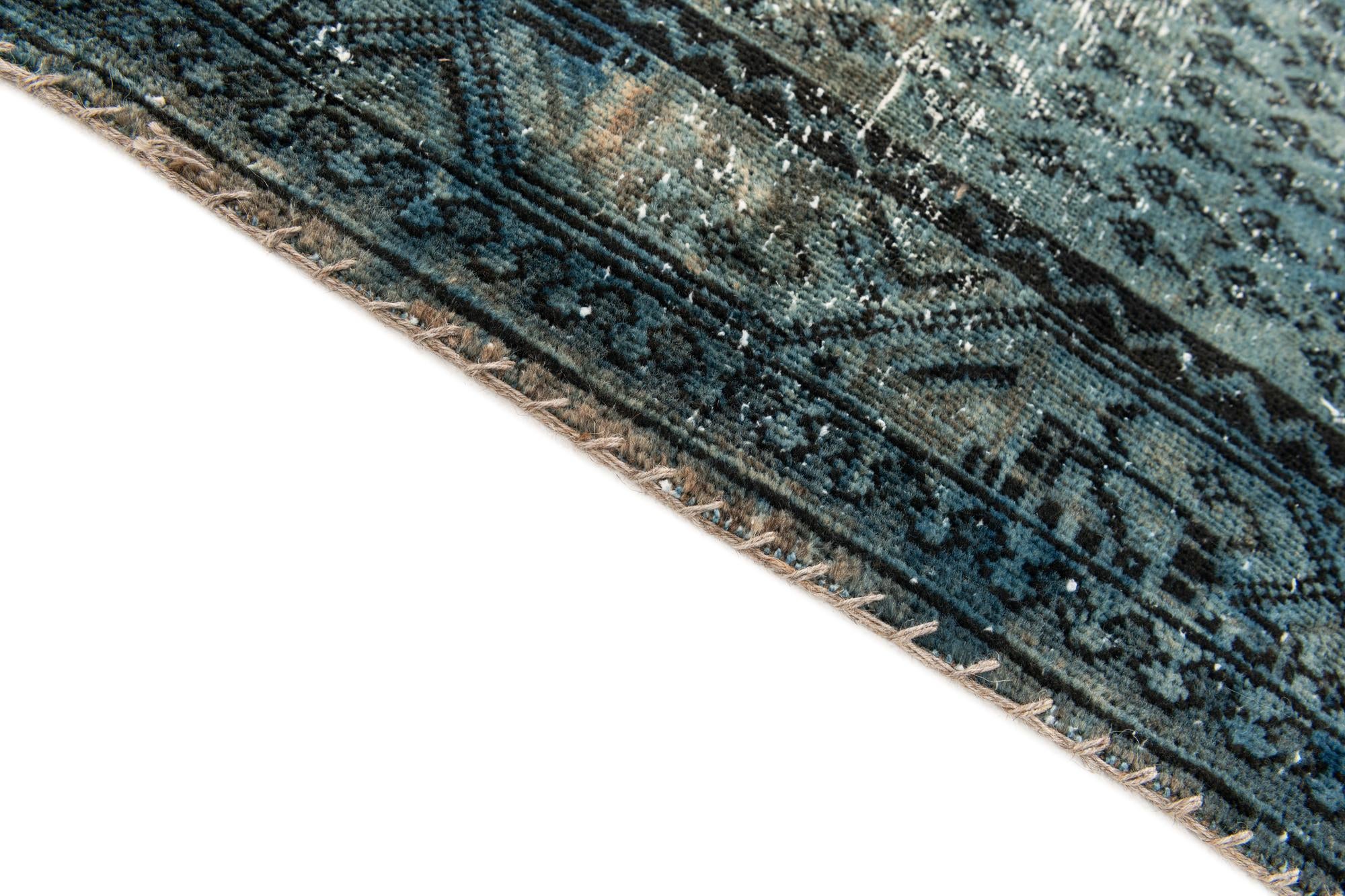 3' 5 x 4' 10 Hand Knotted Ultra Vintage Persian Wool Rug