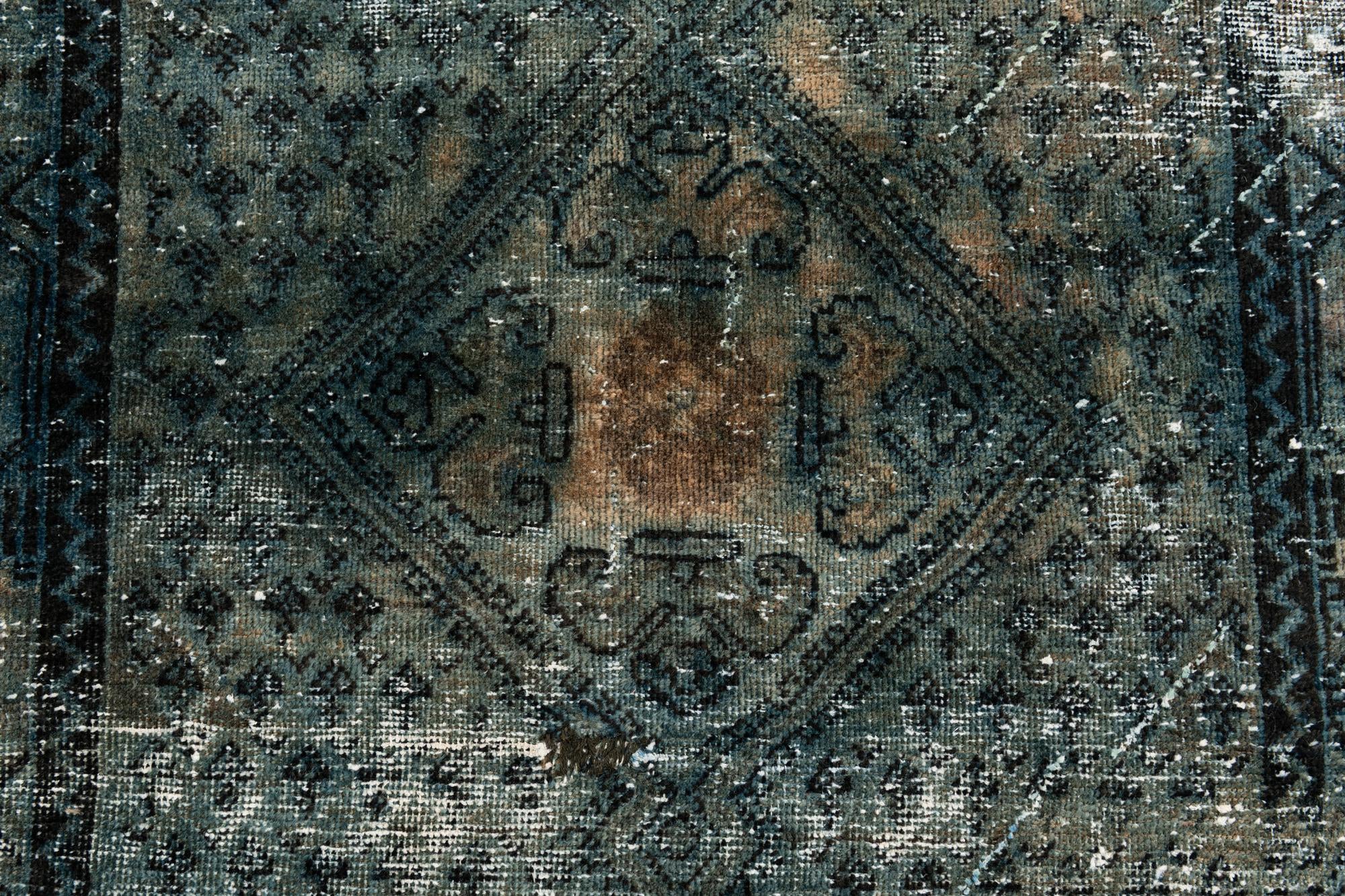 3' 5 x 4' 10 Hand Knotted Ultra Vintage Persian Wool Rug