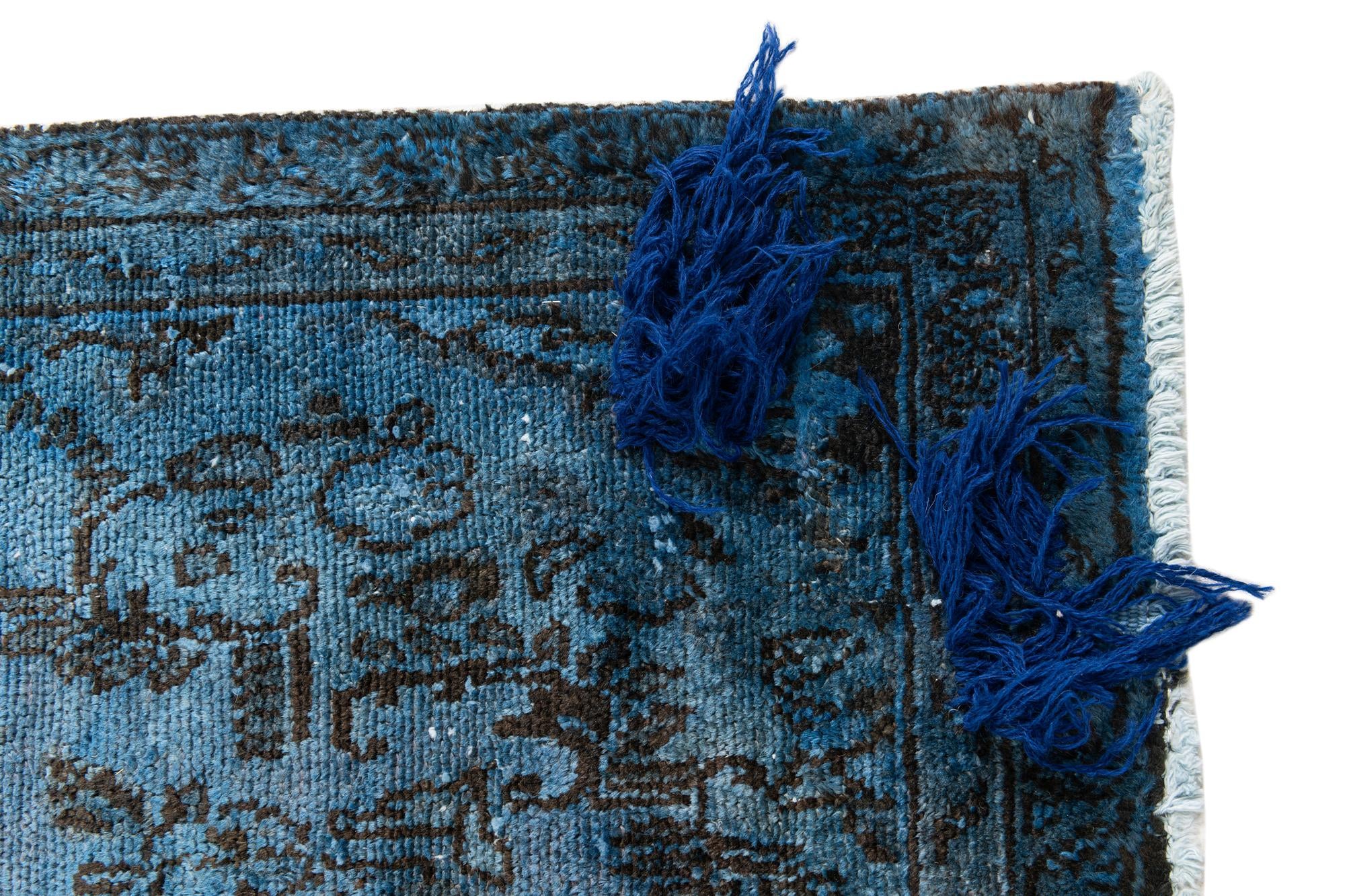 5' 6 x 8' Hand Knotted Ultra Vintage Persian Wool Rug