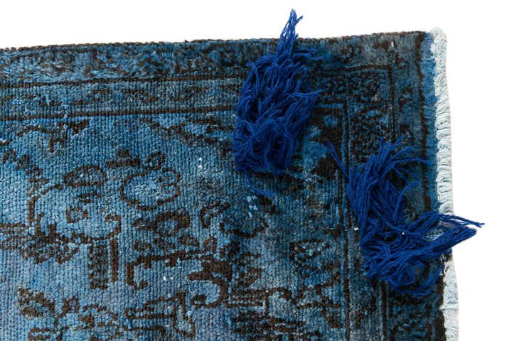 5' 6 x 8' Hand Knotted Ultra Vintage Persian Wool Rug