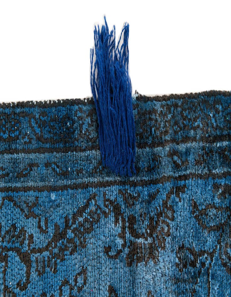 Detail image of 5' 6 x 8'  Hand Knotted Ultra Vintage Persian Wool Rug