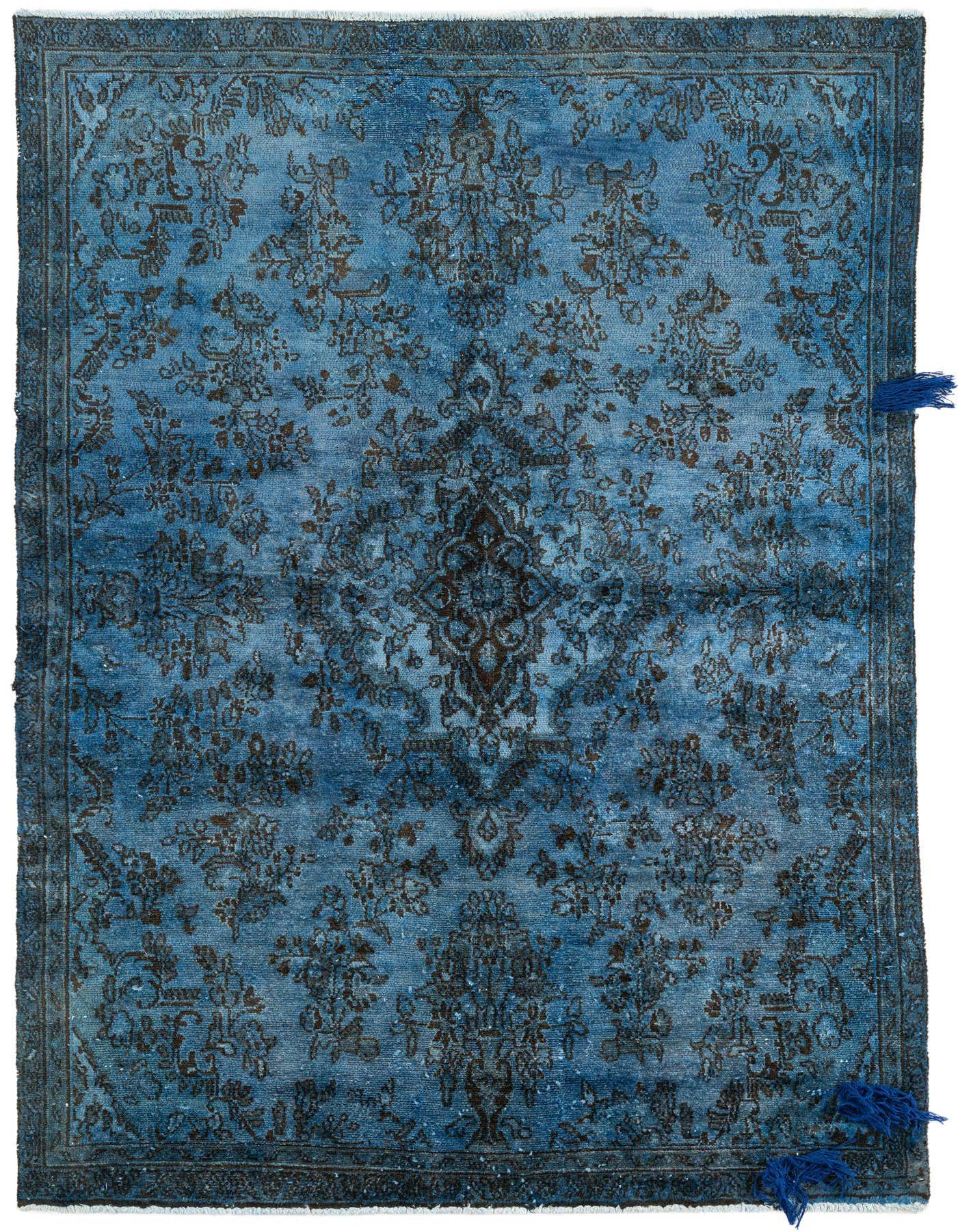 Primary image 5' 6 x 8'  Hand Knotted Ultra Vintage Persian Wool Rug