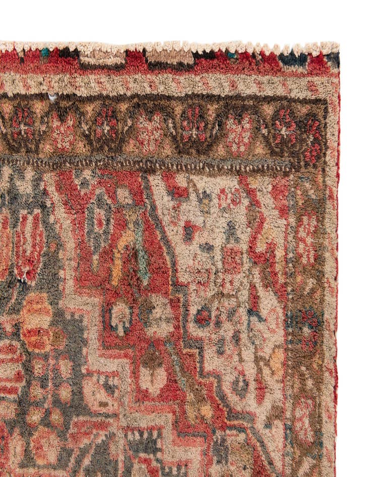 Detail image of 3' 3 x 5' 6  Hand Knotted Ultra Vintage Persian Wool Rug