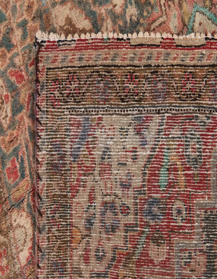 Detail image of 3' 3 x 5' 6  Hand Knotted Ultra Vintage Persian Wool Rug