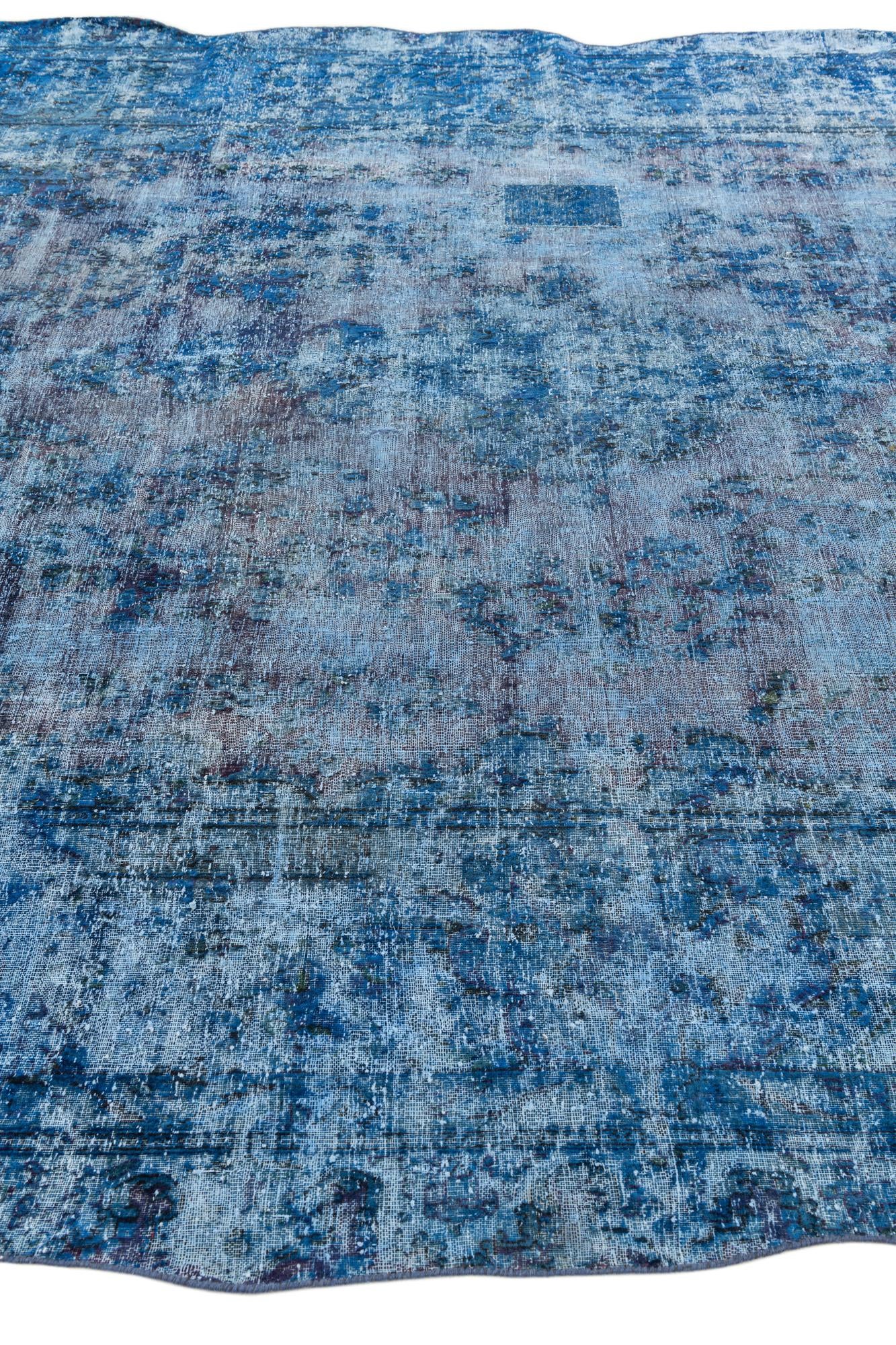 9' 7 x 14' 10 Hand Knotted Ultra Vintage Persian Wool Rug