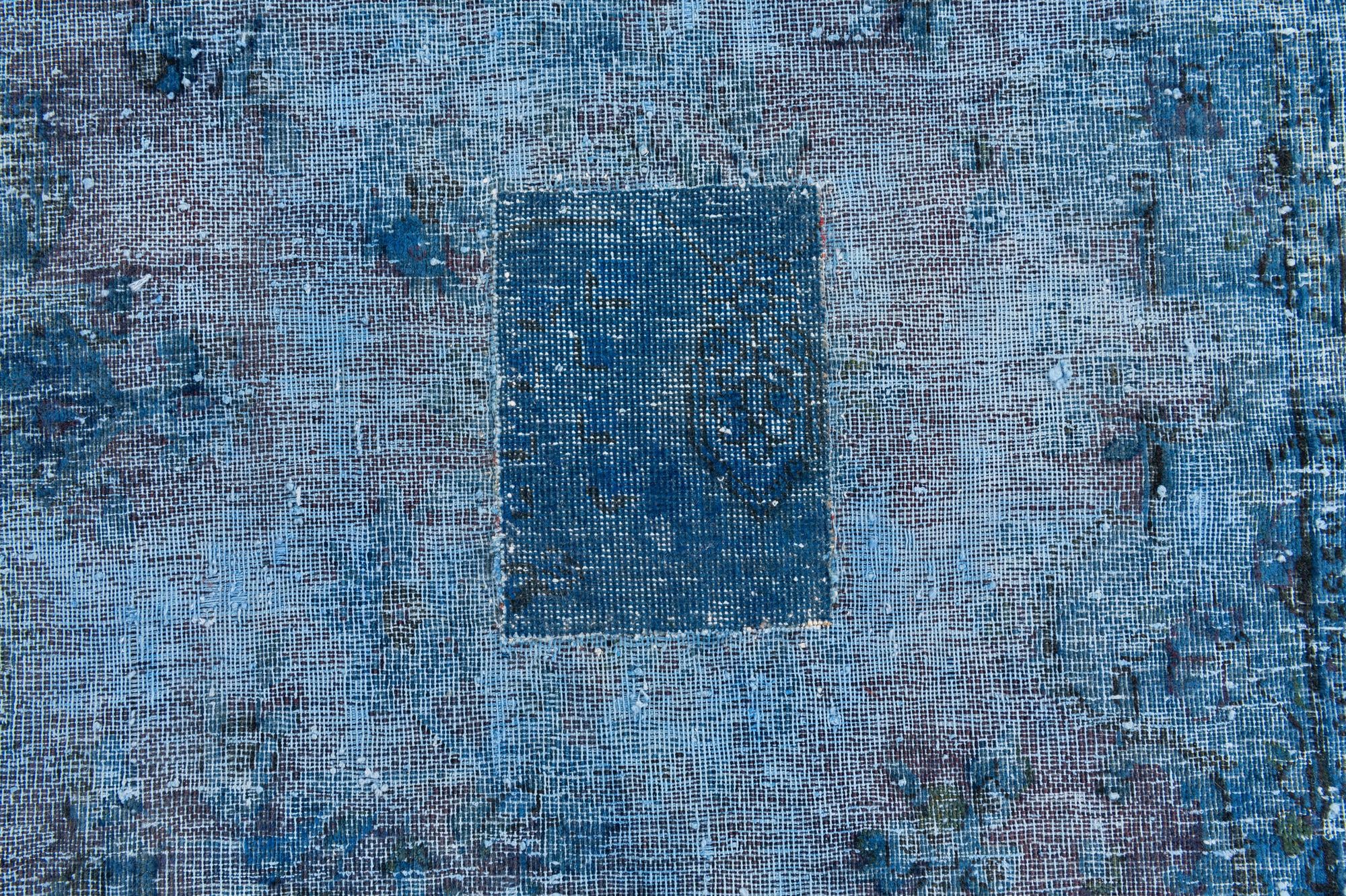 9' 7 x 14' 10 Hand Knotted Ultra Vintage Persian Wool Rug