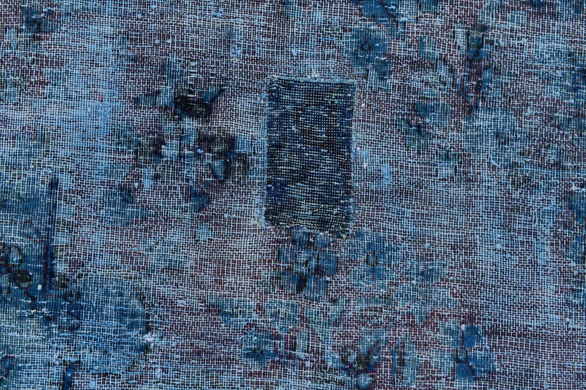 9' 7 x 14' 10 Hand Knotted Ultra Vintage Persian Wool Rug