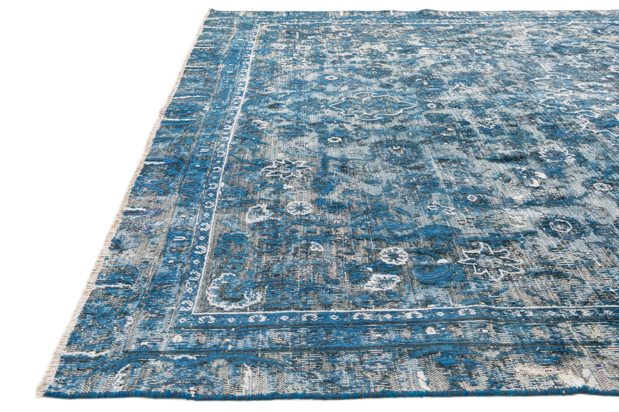 8' 2 x 11' 2 Hand Knotted Ultra Vintage Persian Wool Rug