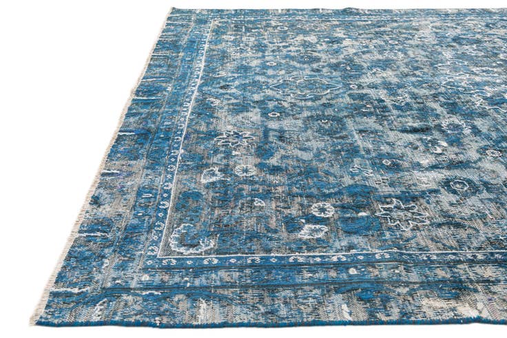 Detail image of 8' 2 x 11' 2 Hand Knotted Ultra Vintage Persian Wool Rug