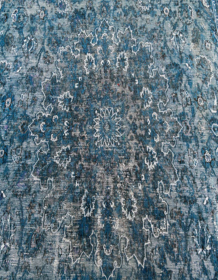 Detail image of 8' 2 x 11' 2  Hand Knotted Ultra Vintage Persian Wool Rug