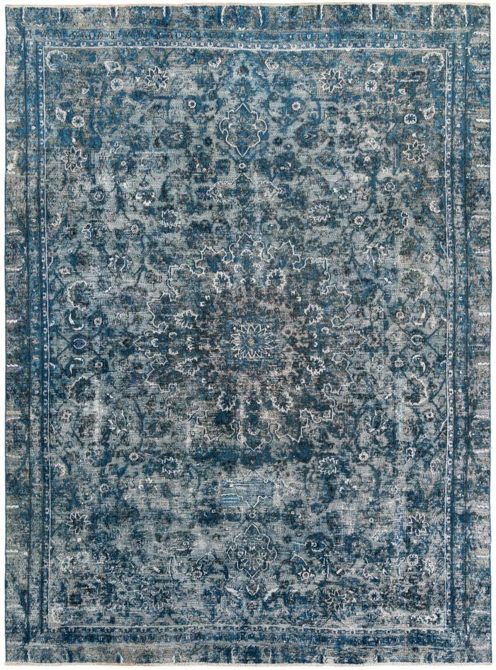 Detail image of 8' 2 x 11' 2 Hand Knotted Ultra Vintage Persian Wool Rug