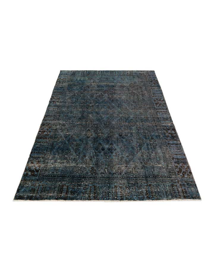 7' 5 x 10' 8 Hand Knotted Ultra Vintage Persian Wool Rug