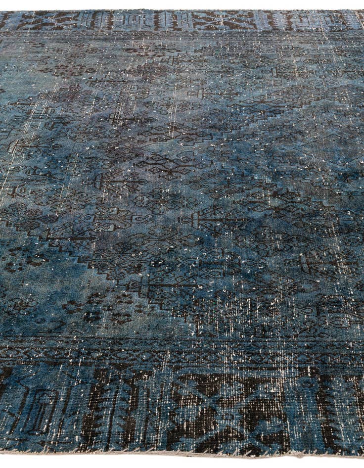 Detail image of 7' 5 x 10' 8  Hand Knotted Ultra Vintage Persian Wool Rug