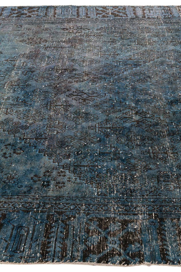 Detail image of 7' 5 x 10' 8 Hand Knotted Ultra Vintage Persian Wool Rug