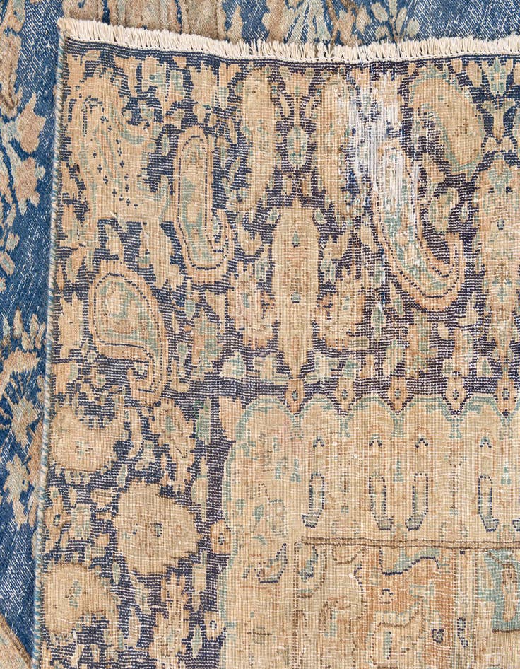 Detail image of 8' 1 x 11'  Hand Knotted Ultra Vintage Persian Wool Rug