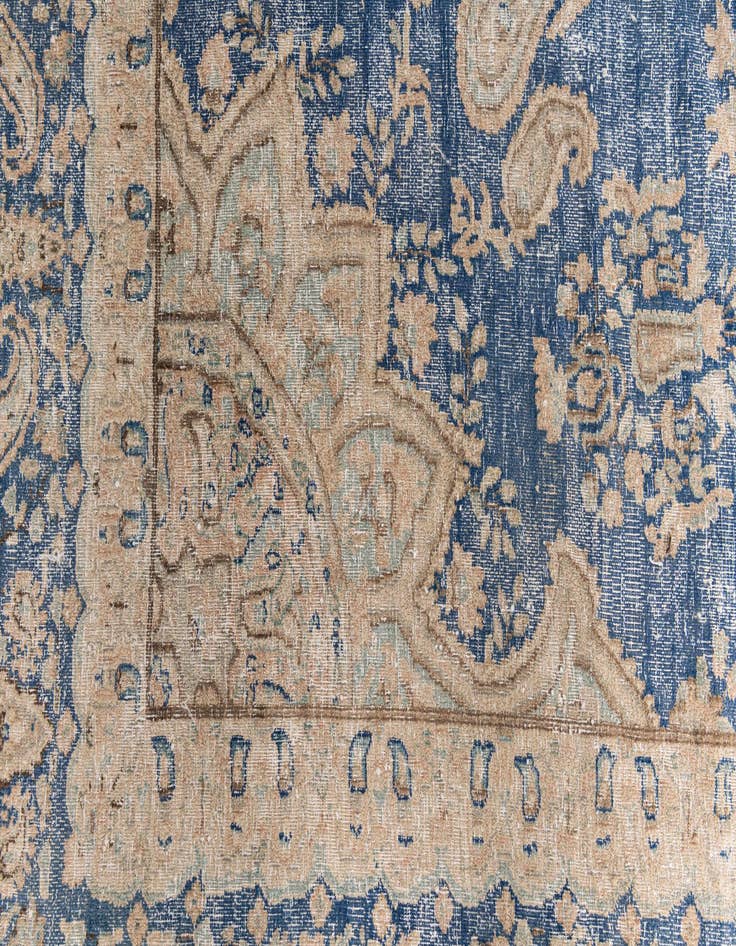Detail image of 8' 1 x 11'  Hand Knotted Ultra Vintage Persian Wool Rug