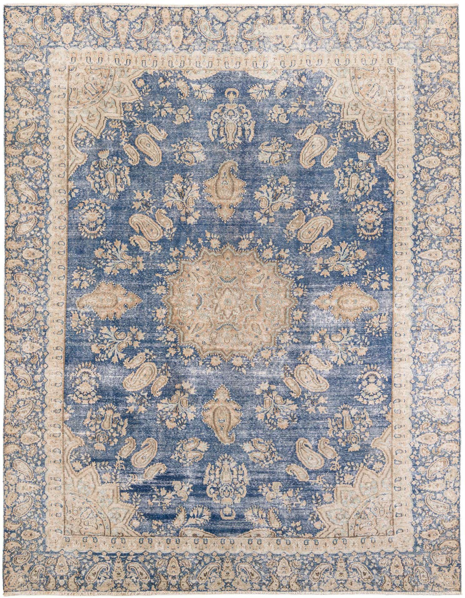 Primary image 8' 1 x 11'  Hand Knotted Ultra Vintage Persian Wool Rug