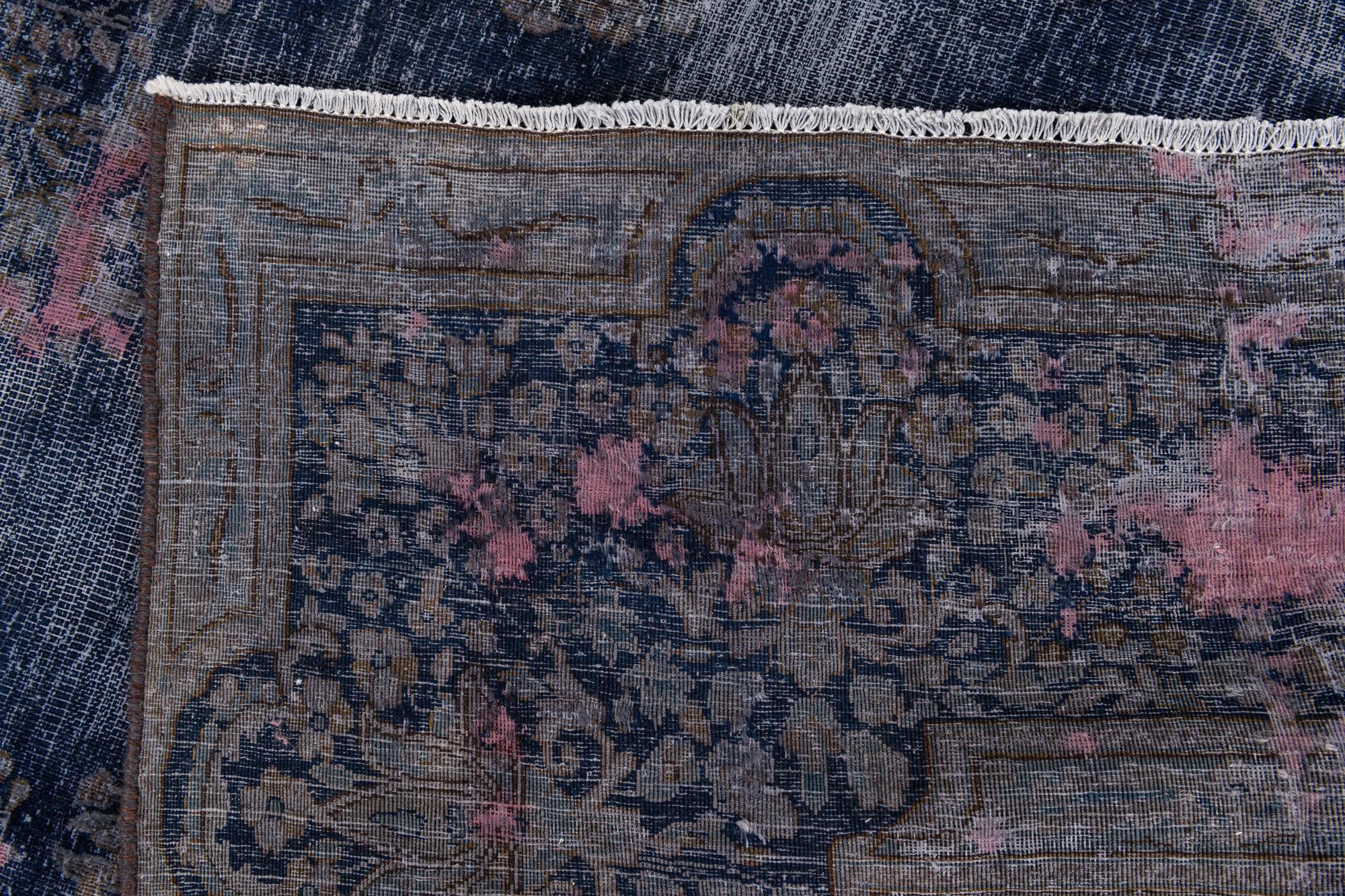 7' 10 x 10' 9 Hand Knotted Ultra Vintage Persian Wool Rug