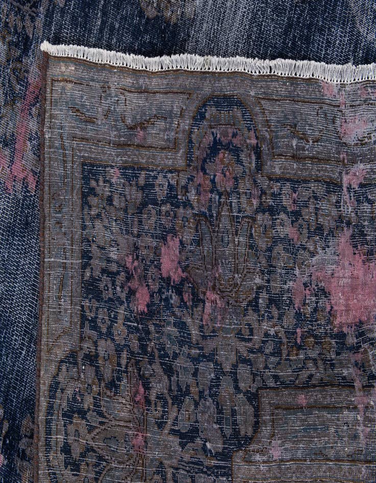 Detail image of 7' 10 x 10' 9  Hand Knotted Ultra Vintage Persian Wool Rug