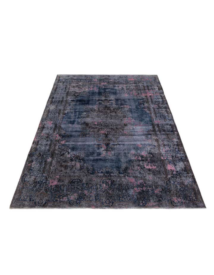 7' 10 x 10' 9 Hand Knotted Ultra Vintage Persian Wool Rug