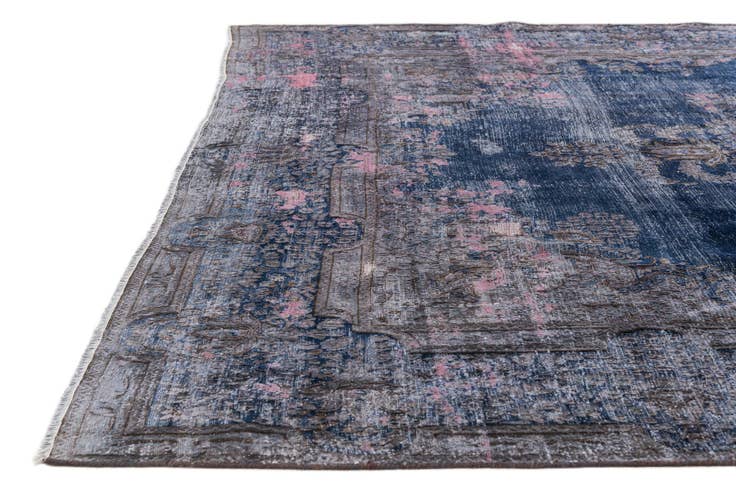 Detail image of 7' 10 x 10' 9 Hand Knotted Ultra Vintage Persian Wool Rug
